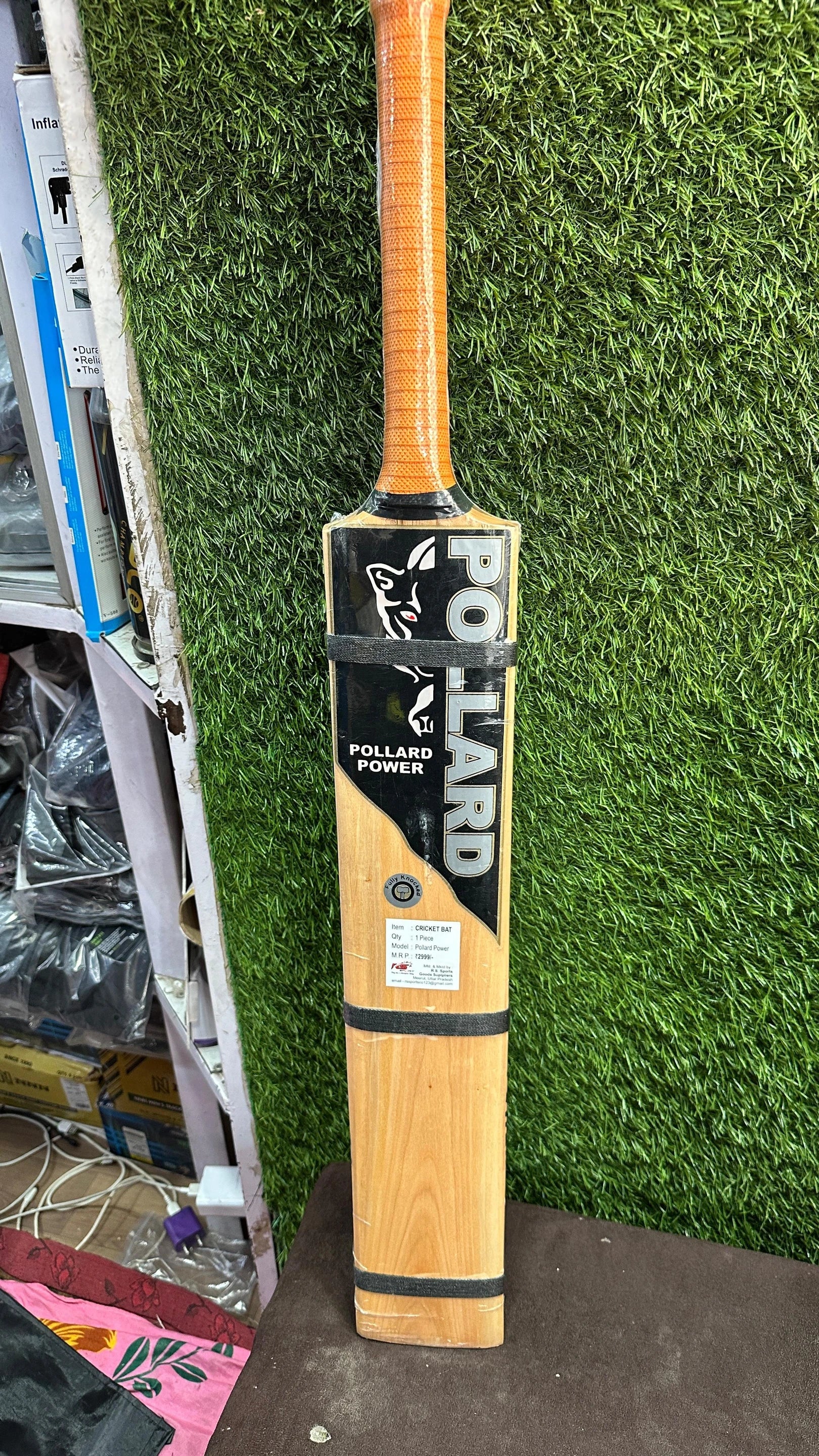 RS Pollard Kashmir Willow Cricket Bat for Power Hitting & Match Play