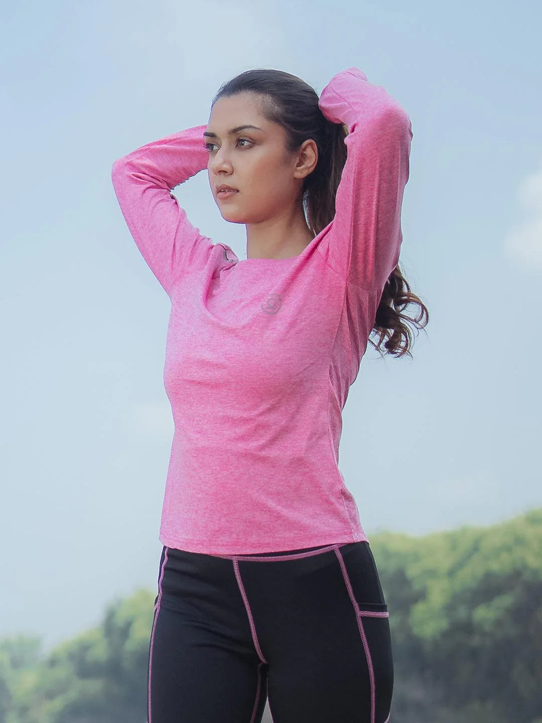 Lentus D409-001 Women T-Shirt Dark Pink M – Comfortable & Stylish-3