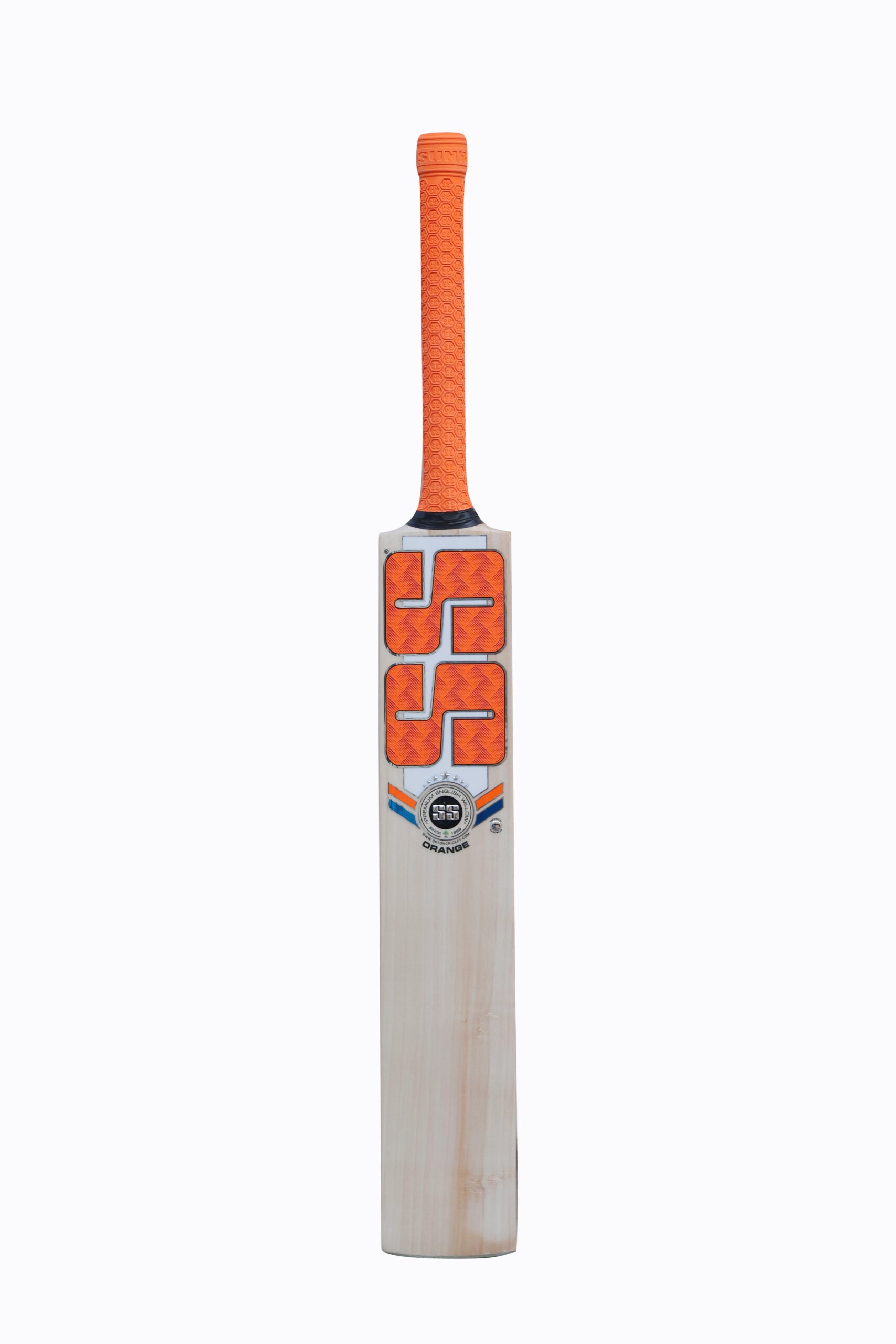 SS Orange English Willow Cricket Bat for Match & Professional Play