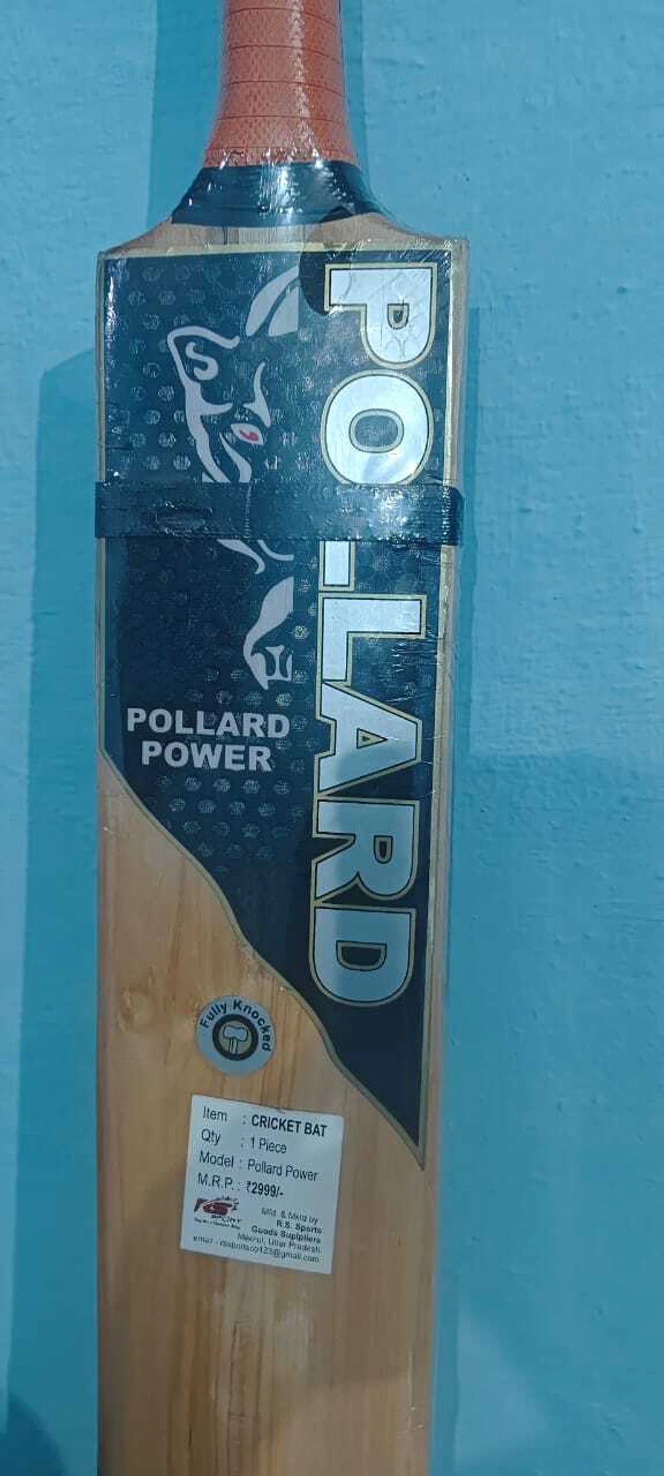 RS Pollard Kashmir Willow Cricket Bat for Power Hitting & Match Play