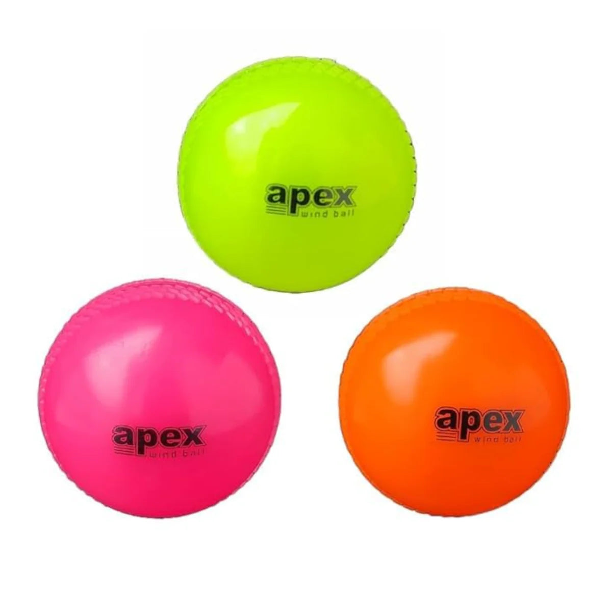 Training windball cricket ball used for skill development and casual matches