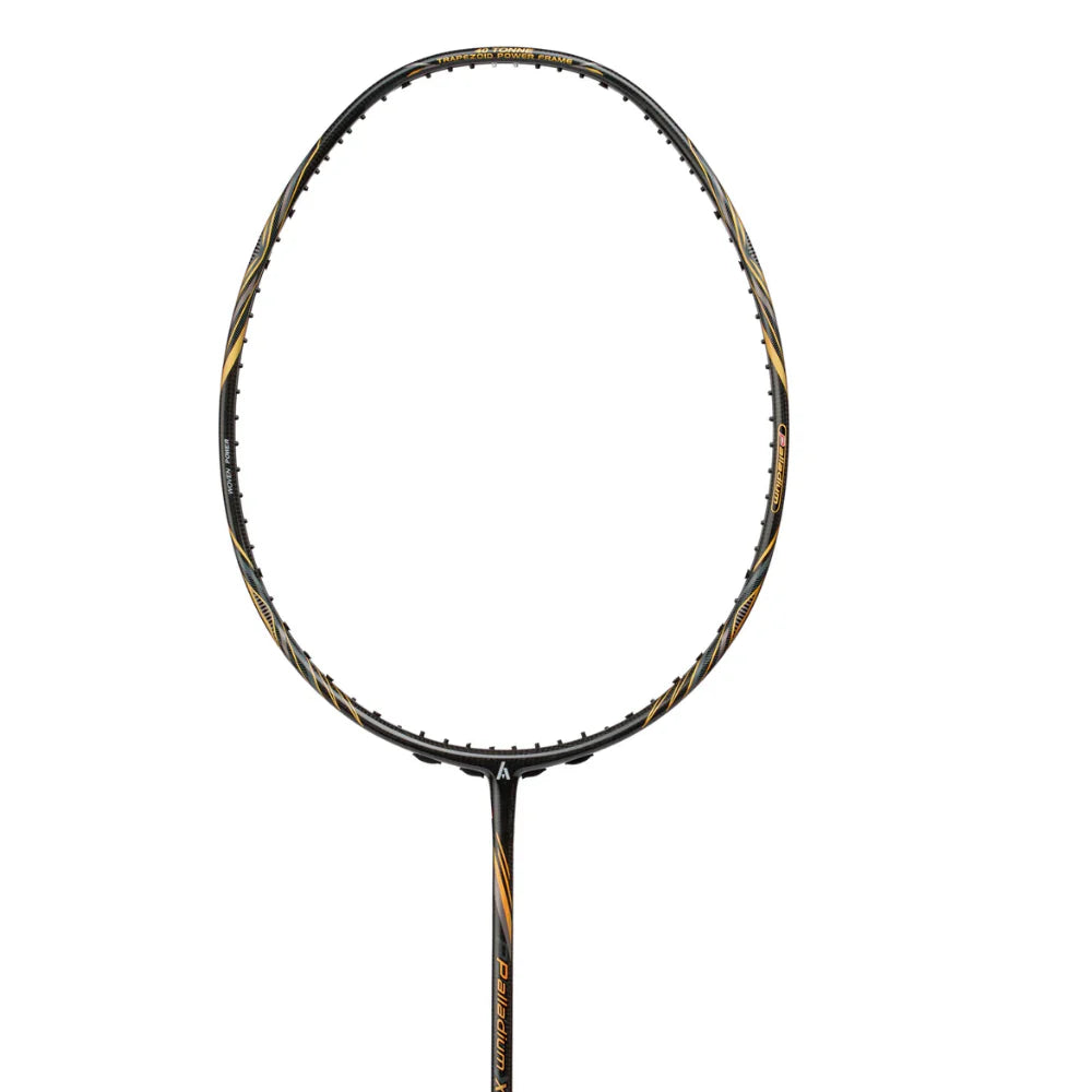 Close-up of Ashaway Palladium XT 60 badminton racket grip designed for comfort and easy swing control