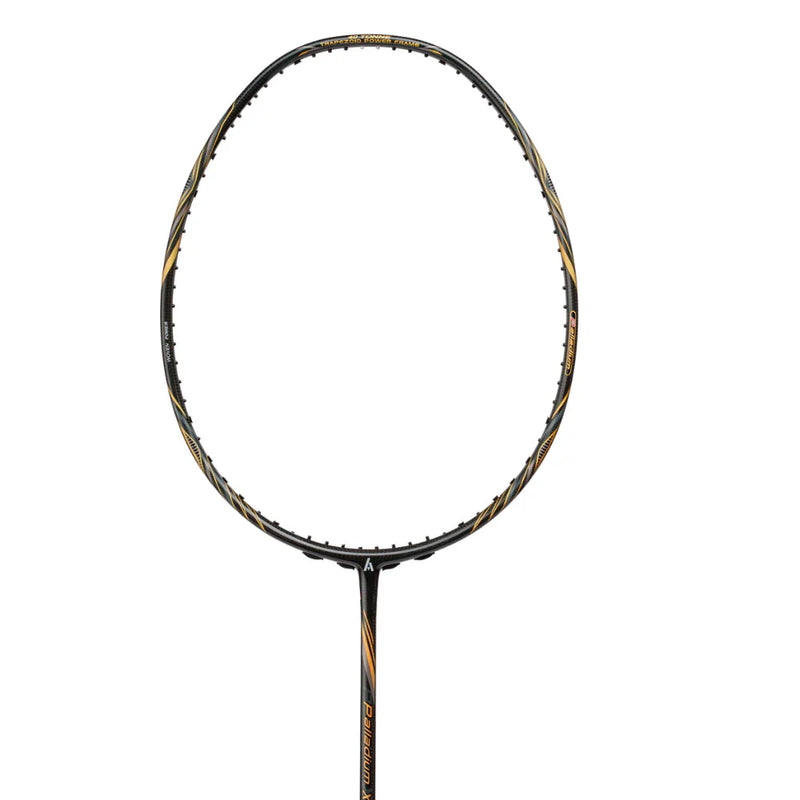 Close-up of Ashaway Palladium XT 60 badminton racket grip designed for comfort and easy swing control
