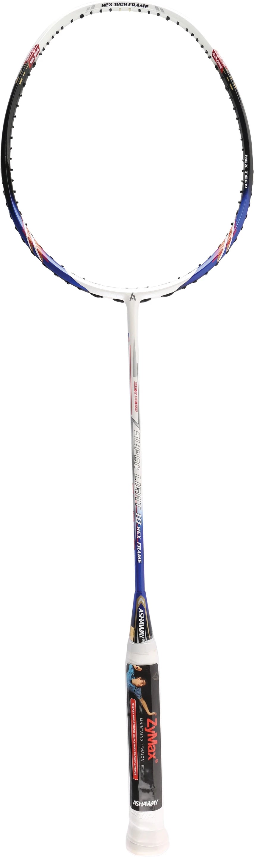 Ashaway Super Light 10 Hex Badminton Racket for Speed and Performance-1