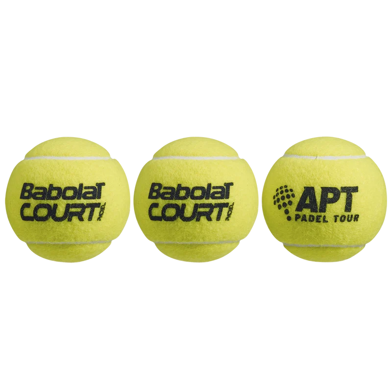 Babolat Court Padel Balls 3 Ball Tube-2