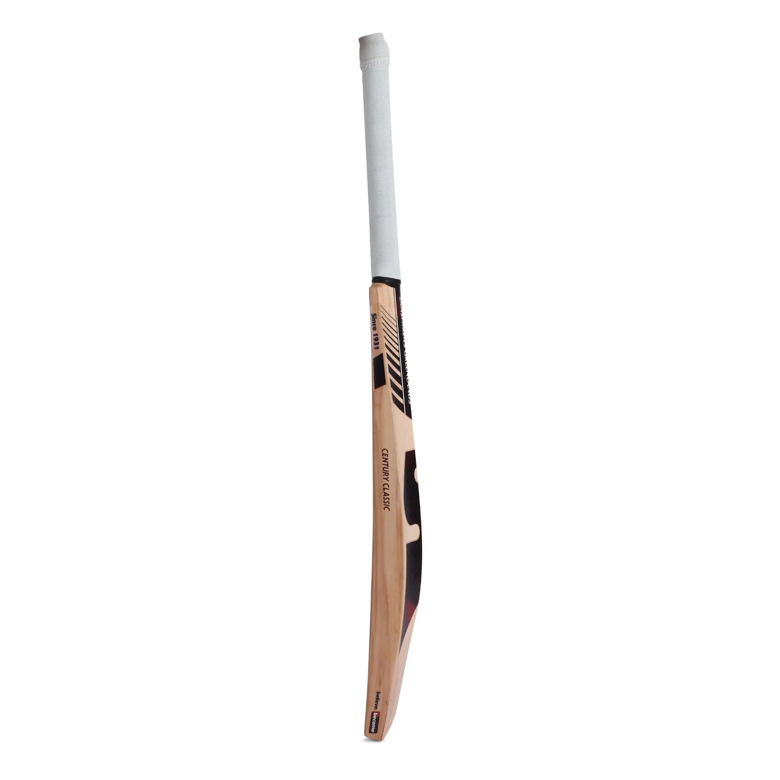Lightweight SG Century Classic cricket bat with balanced pickup for improved batting control