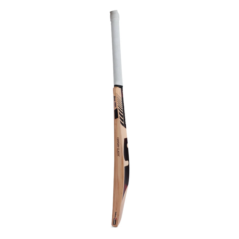 Lightweight SG Century Classic cricket bat with balanced pickup for improved batting control