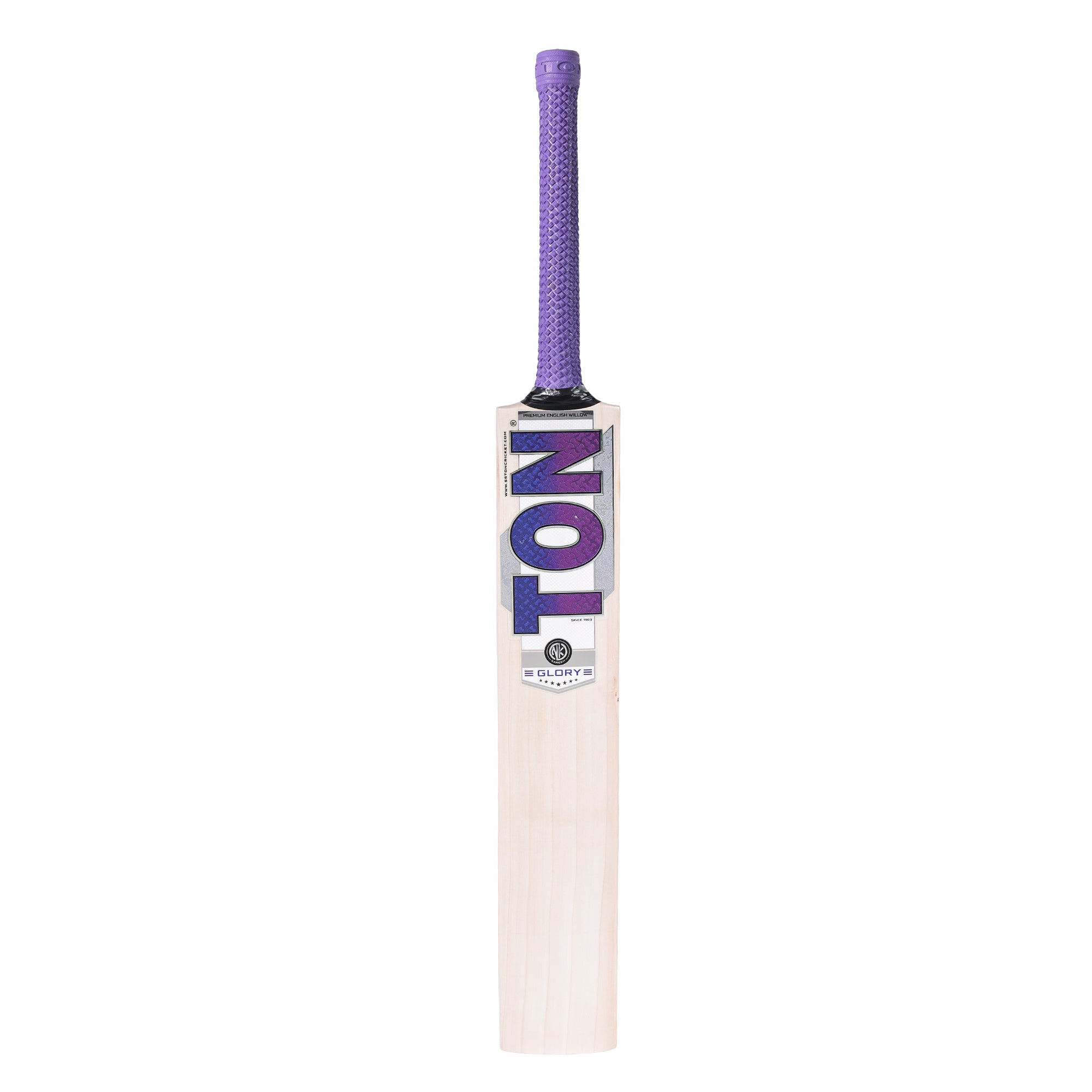 High-quality SS Ton Glory cricket bat crafted from English willow for club cricket matches