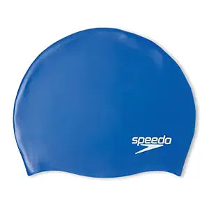 Speedo Junior Plain Moulded Silicone Swimming Cap-1