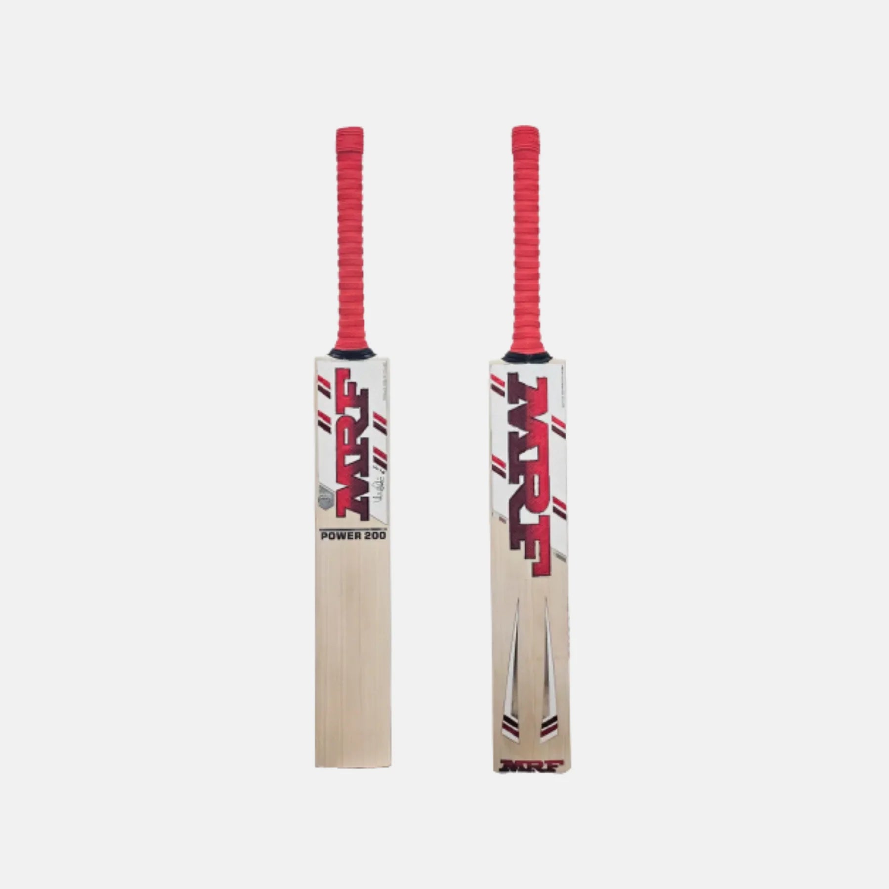 Lightweight MRF Power 200 cricket bat with balanced pickup for better batting control
