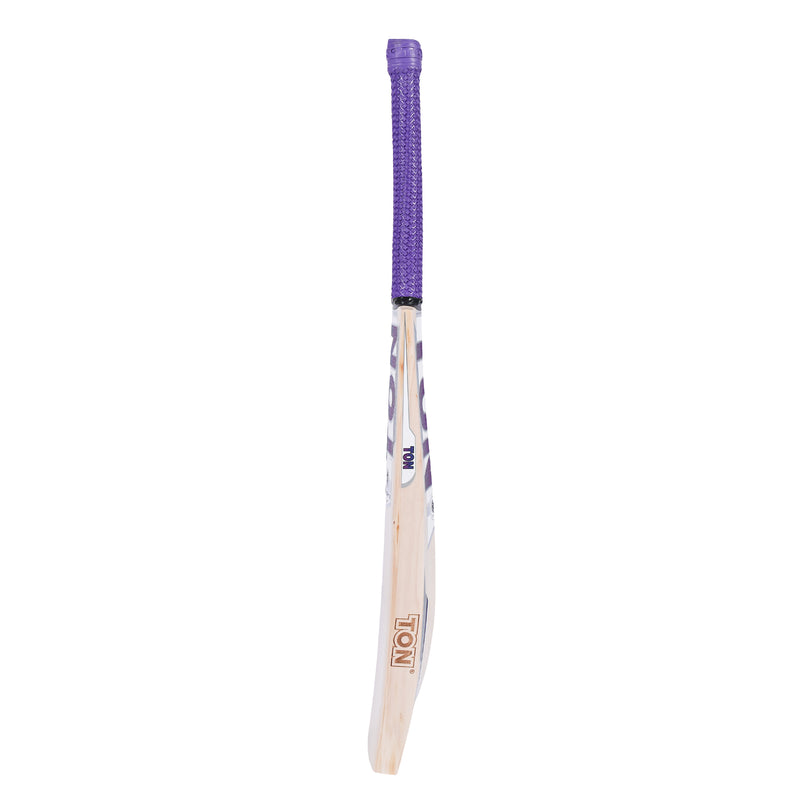 Lightweight SS Ton Glory cricket bat with balanced pickup for improved batting control and timing
