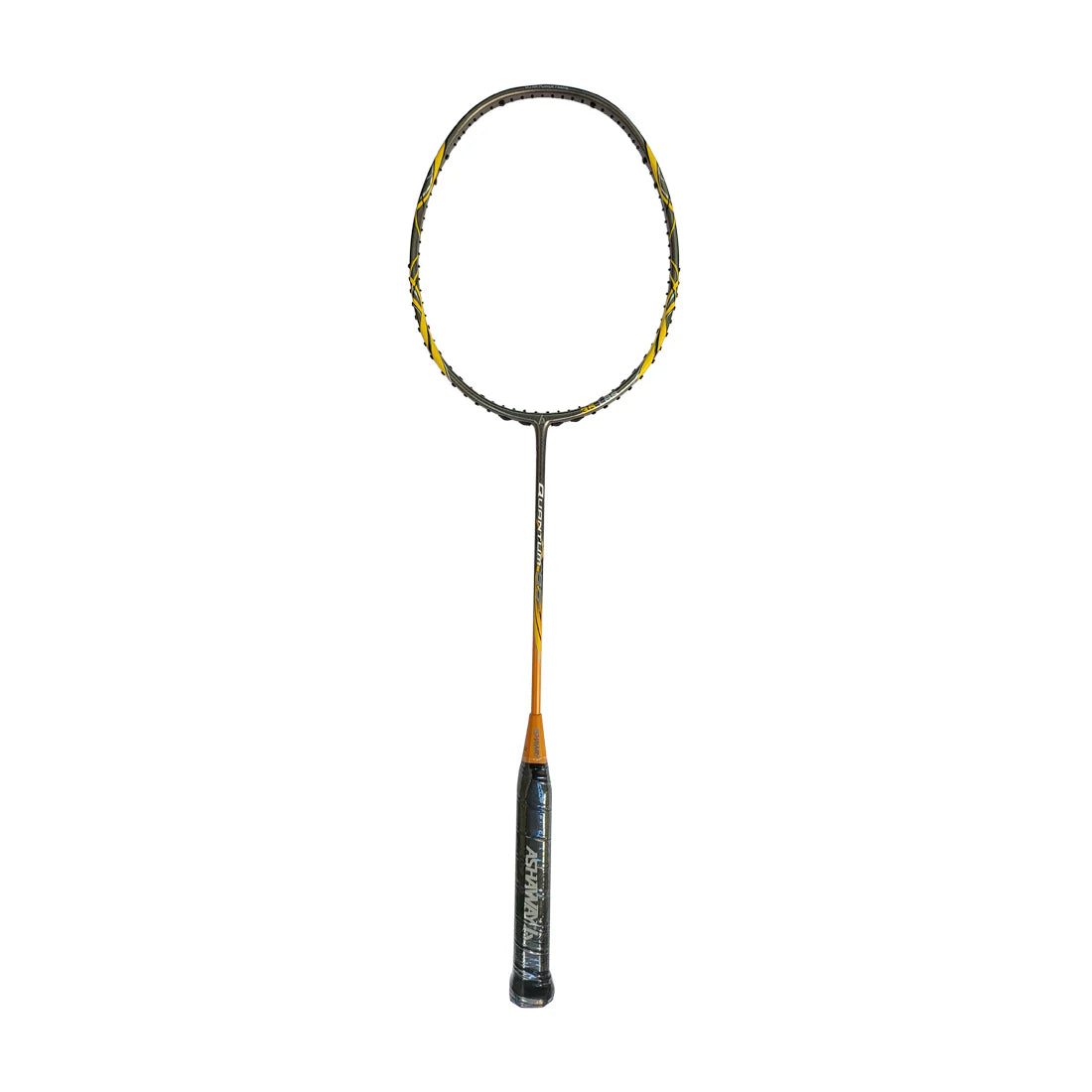 Ashaway Quantum 5 lightweight badminton racket front view for balanced performance and smooth control in gameplay
