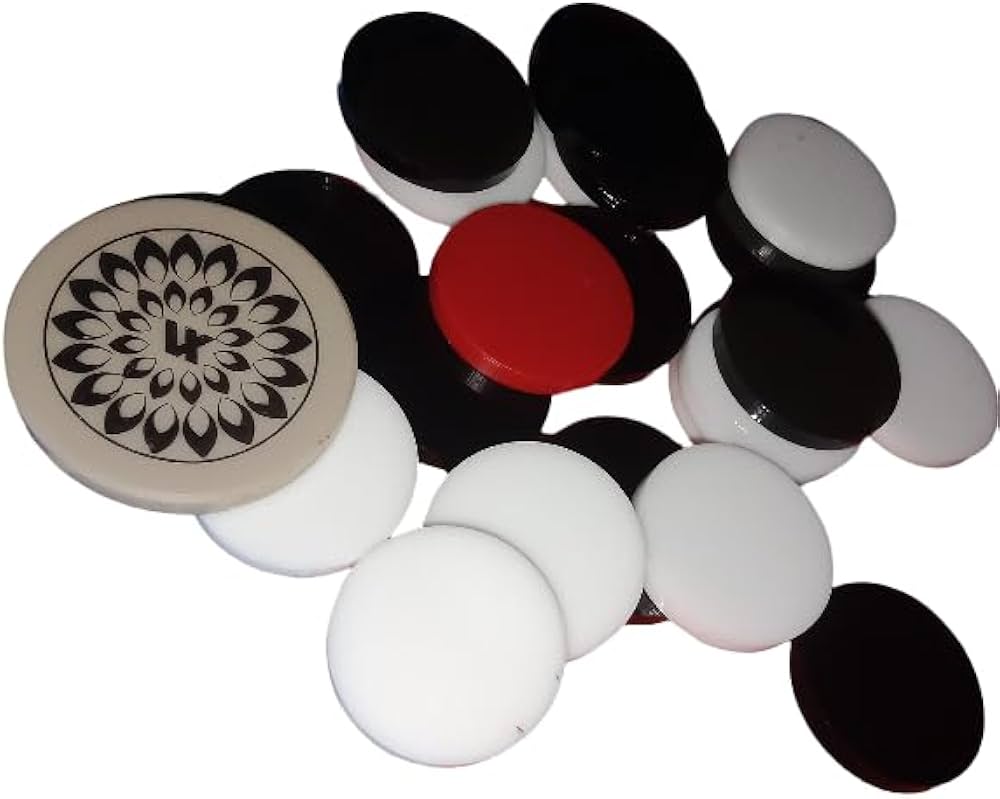 Vixen Acrylic Club 6mm 7487 Carrom Coins