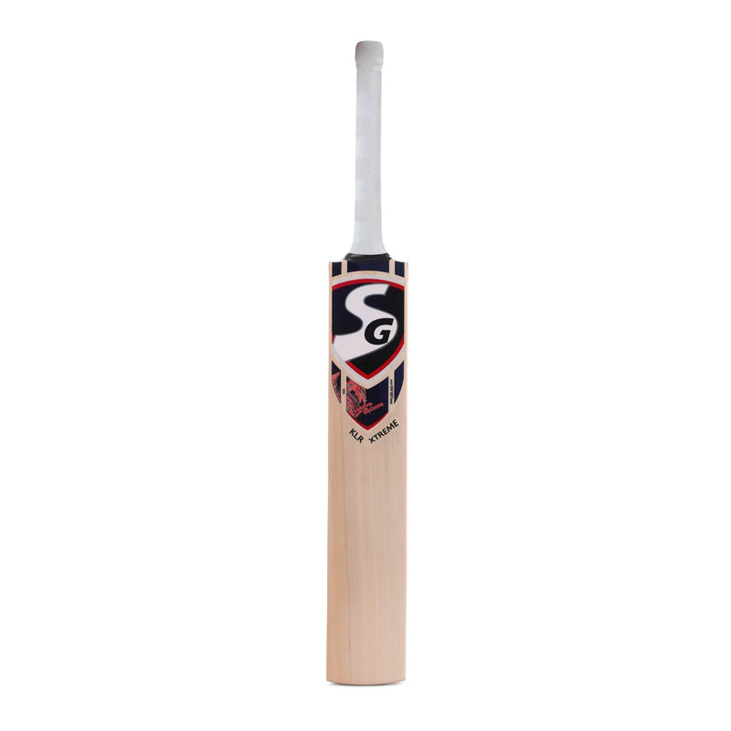 High-quality SG KLR Xtreme cricket bat crafted from English willow for club cricket matches