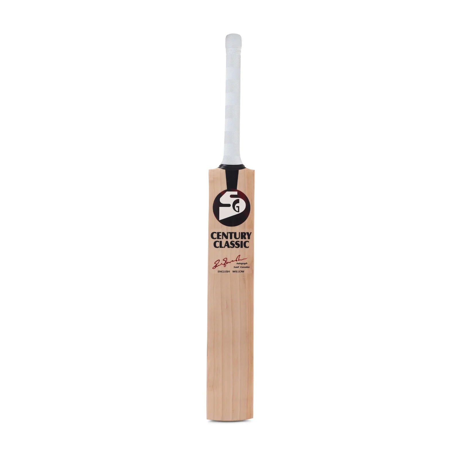 High-quality SG Century Classic cricket bat crafted from English willow for club cricket matches