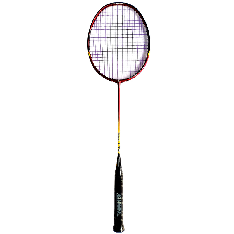 Ashaway Titanium X 990 badminton racket front view for durable build and balanced all-round performance