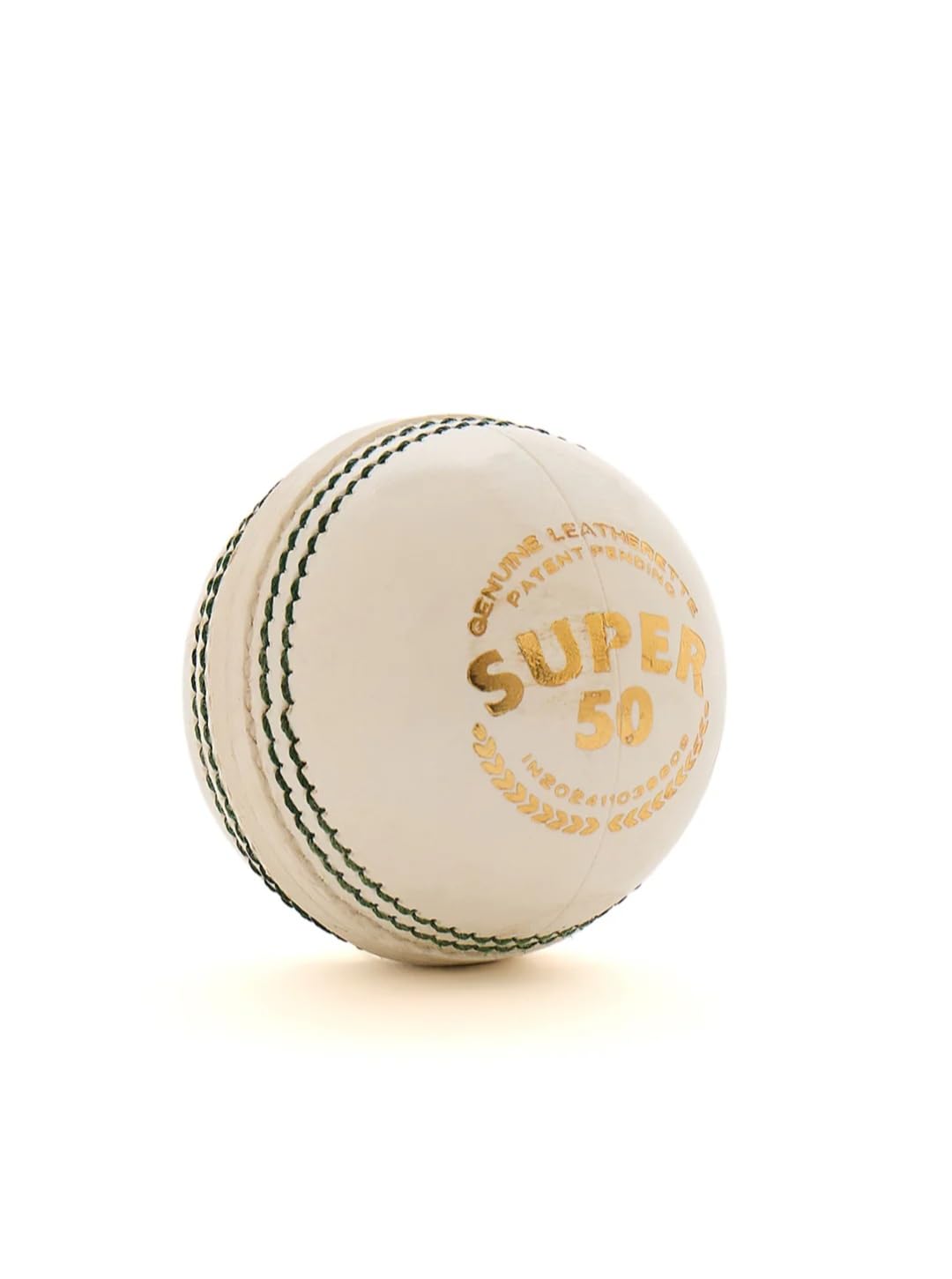 Professional white cricket ball ideal for club cricket, school tournaments, and training drills