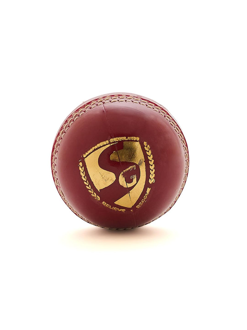 SG Super 50 cricket ball ideal for practice sessions and competitive cricket matches