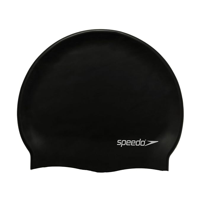 Speedo Plain Flat Silicone Swimming Cap-3