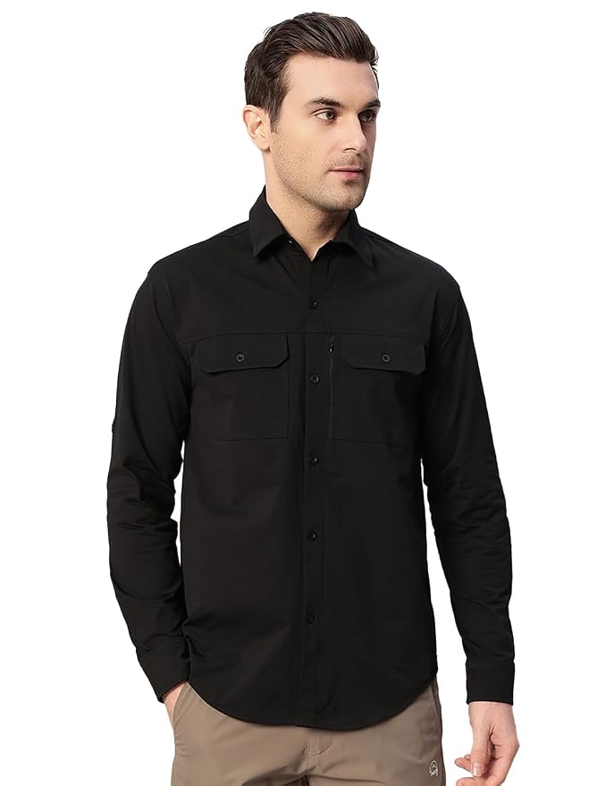 Reccy Men's Sports Shirt M-FS-206 for Training & Casual Wear-1