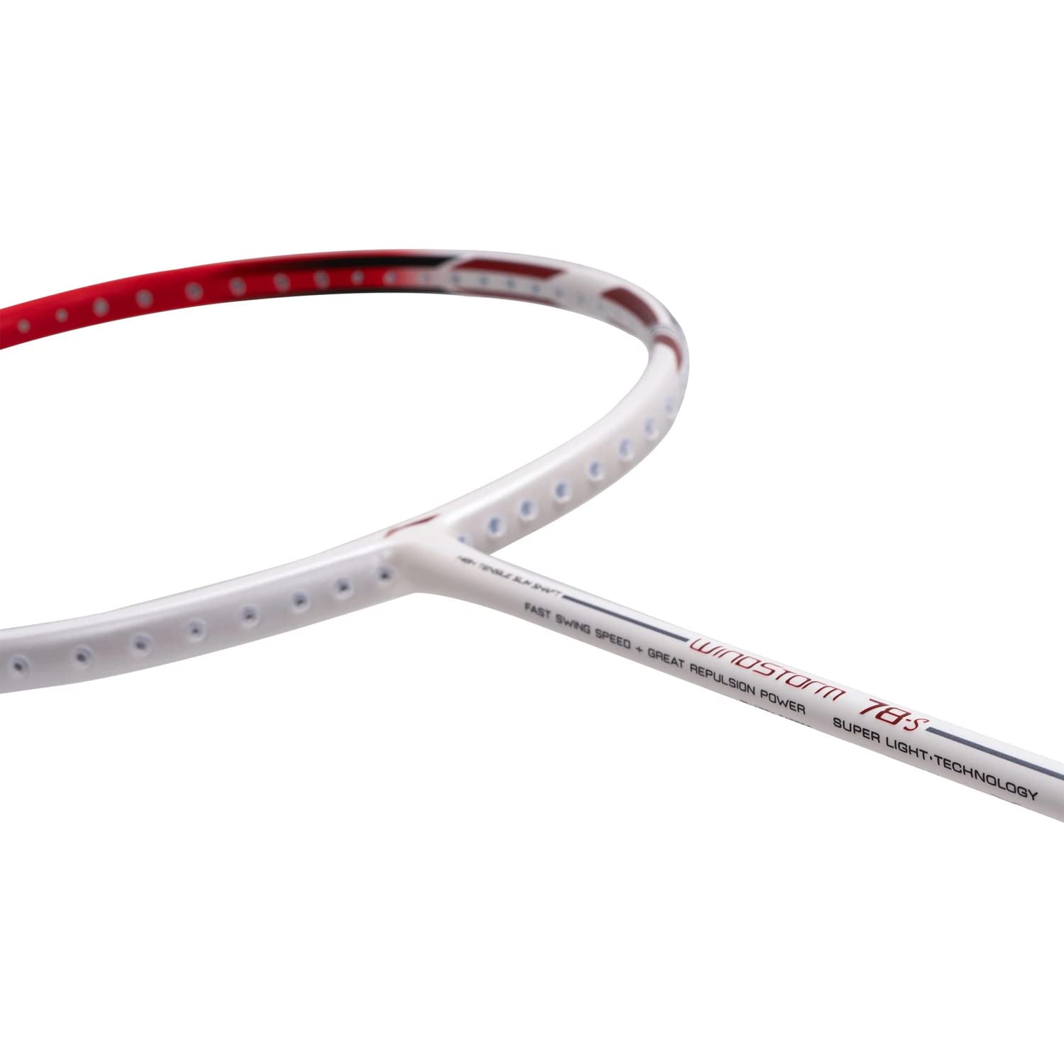 Li-Ning Windstorm 78 S badminton racket ultra-light design for fast swing speed and attacking control