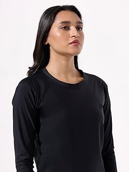 Lentus Snowfal LYC Women T-Shirt for Gym, Yoga & Casual Wear