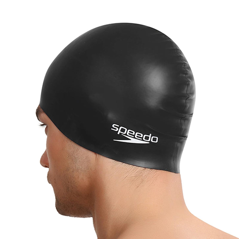 Speedo Plain Flat Silicone Swimming Cap-2