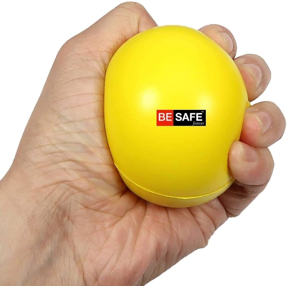 Vixen Primary Playing Squeeze Ball 80mm for Hand Grip & Stress Relief-3