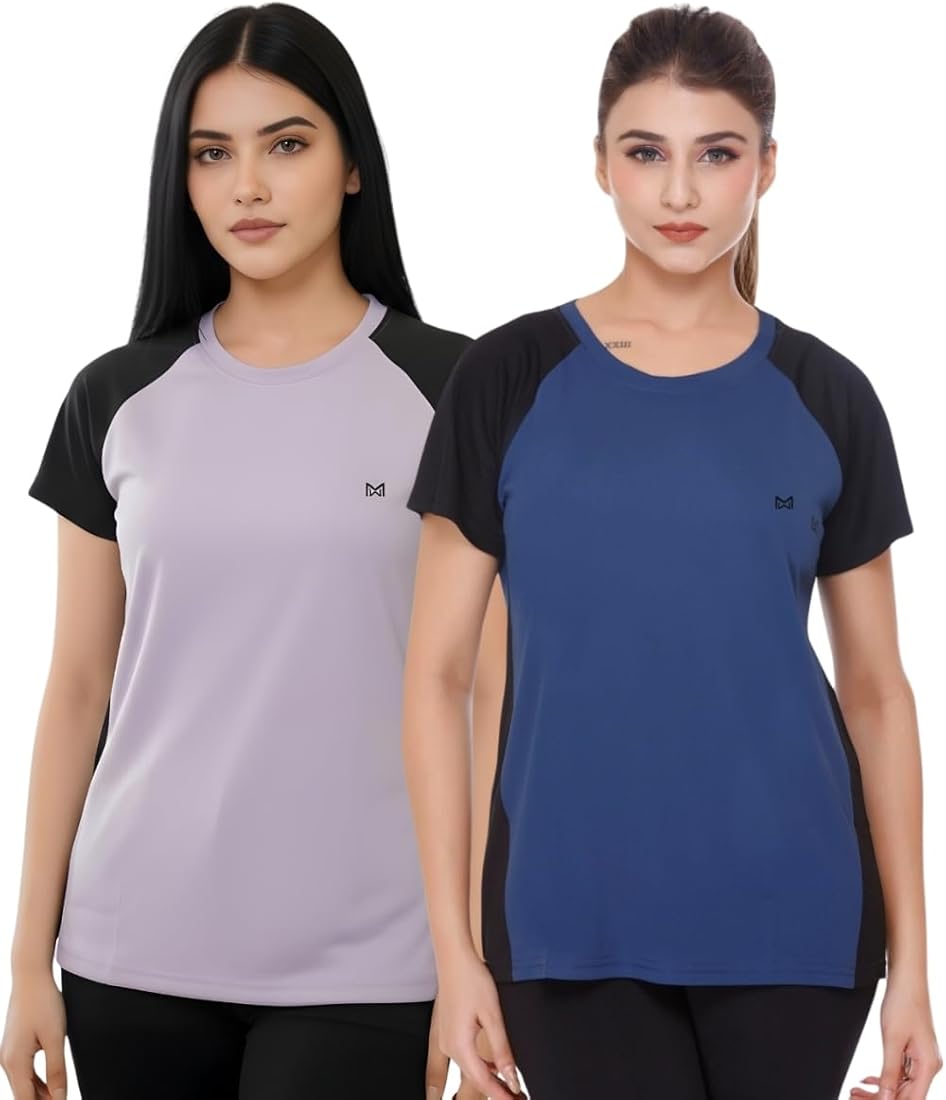 Lentus D319-004 Women T-Shirt for Gym, Training & Casual Wear-3