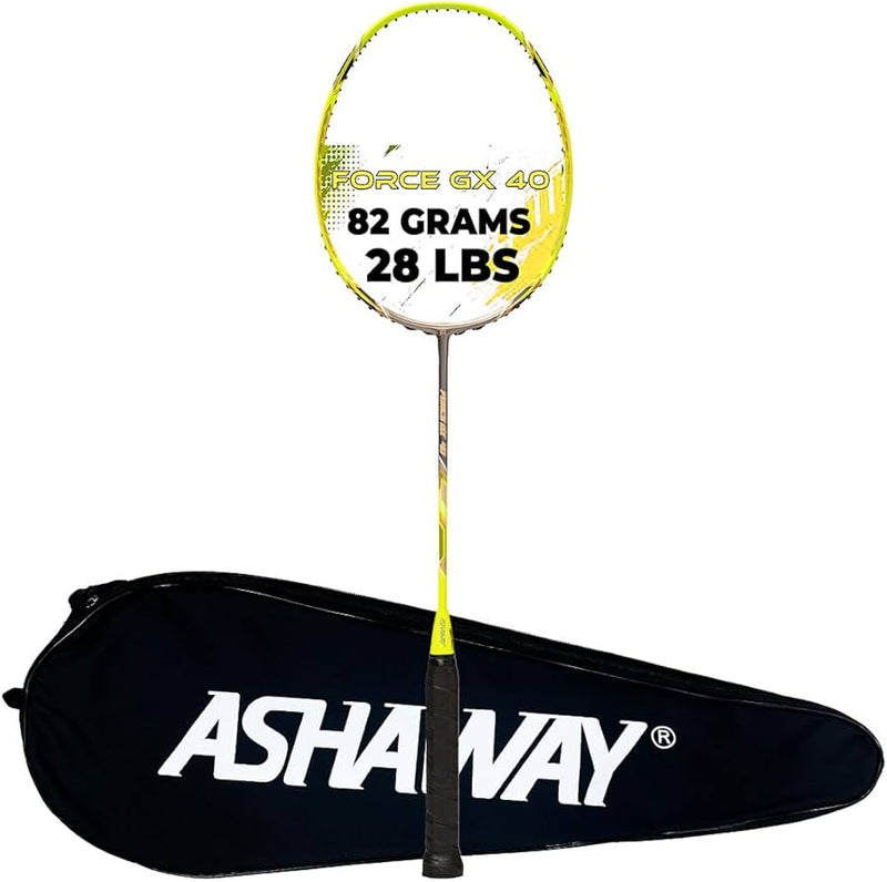 Ashaway Force GX 40 badminton racket with balanced design and comfortable grip