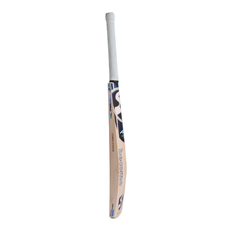 Lightweight SG Cobra Xtreme cricket bat with balanced pickup for superior batting control and timing