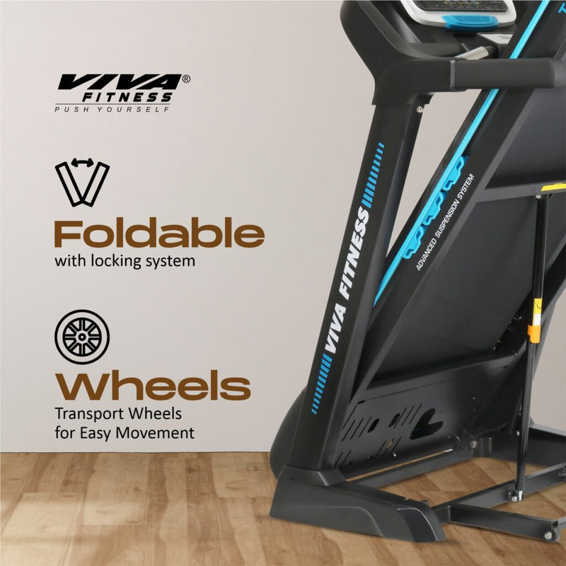 Viva Motorised T-430 Treadmill for Home Cardio & Running Workouts-6