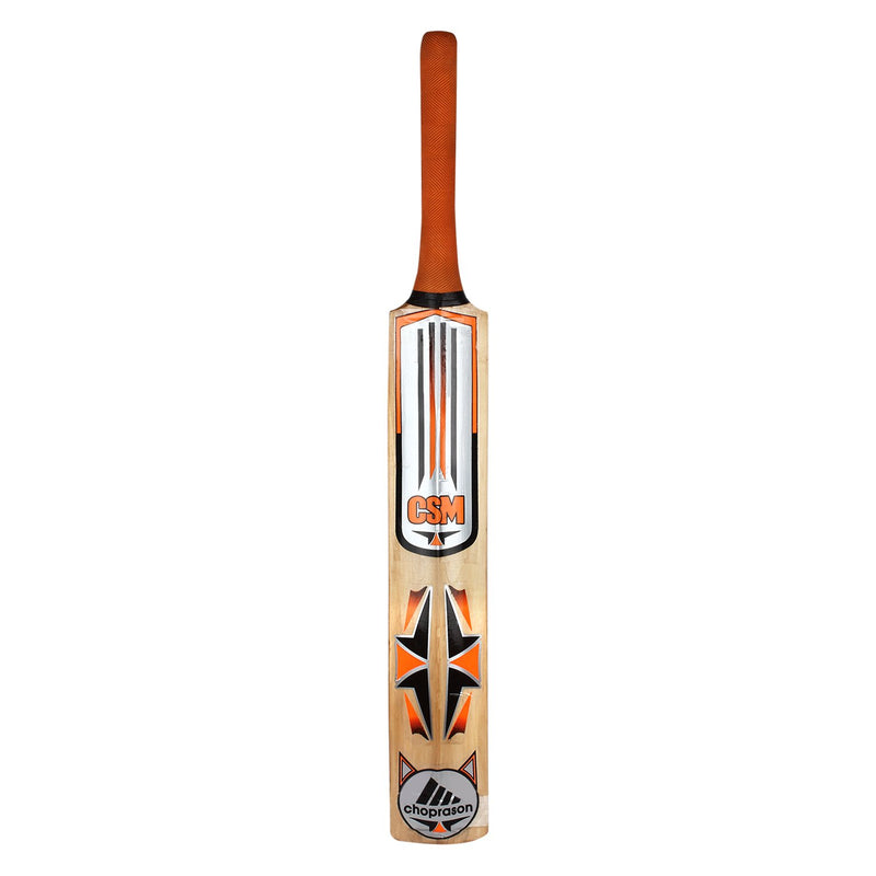 CSM Size 4 Hard Wood Cricket Bat designed for junior beginners and training use