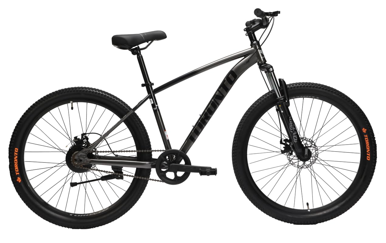 Toronto Thelon 27.5" Single Speed Grey Black Bike-1