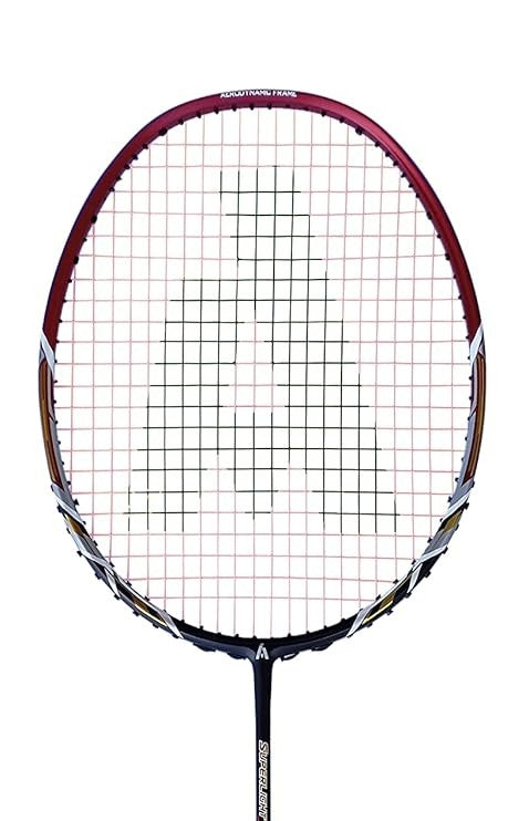 Close-up of Ashaway Super Light Pro 11 badminton racket grip designed for comfort and fast handling during matches