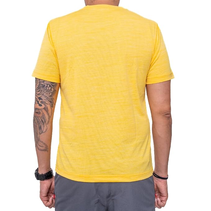 Gokyo Comrade Yellow Running T-Shirt for Performance and Comfort