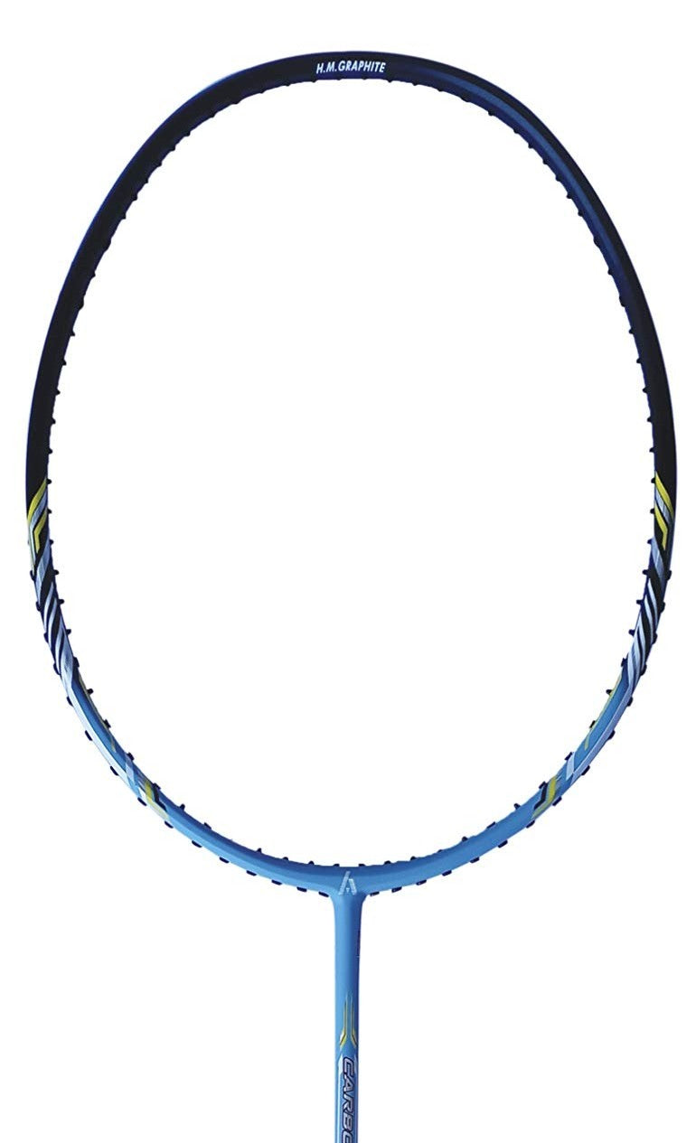 Ashaway Carbon Pro 3000 badminton racket frame and grip close-up