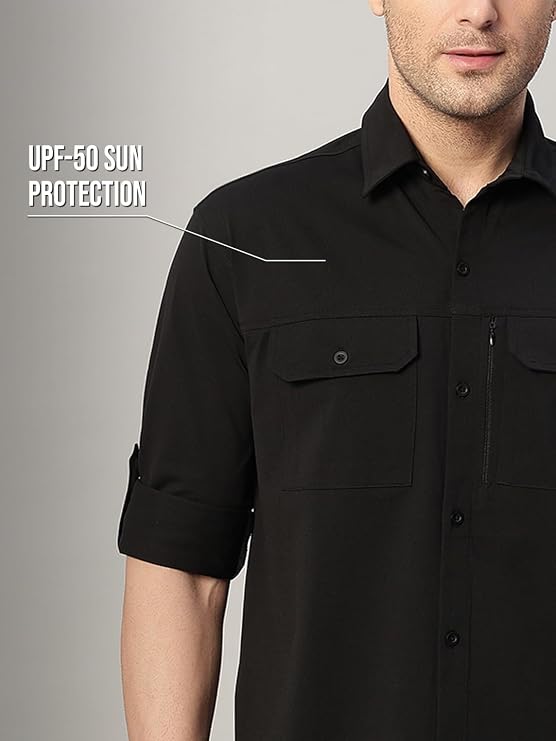Reccy Men's Sports Shirt M-FS-206 for Training & Casual Wear-2