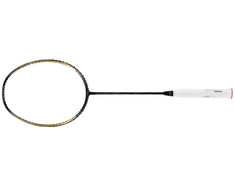 Li-Ning 3D Calibar 900i badminton racket in action during match play for powerful smashes and fast attacking performance