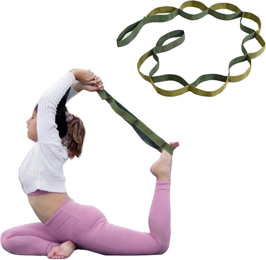 Teji 10 Loops Yoga Belt – Durable & Flexible Support