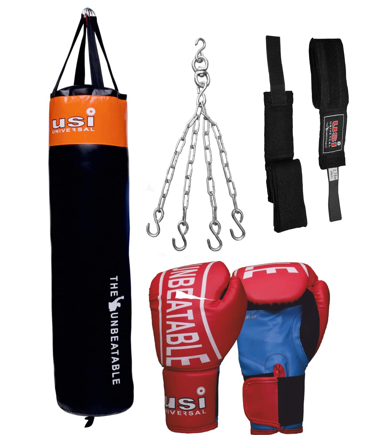 USI Junior 1001 Punch Bag Set for Kids Boxing Training