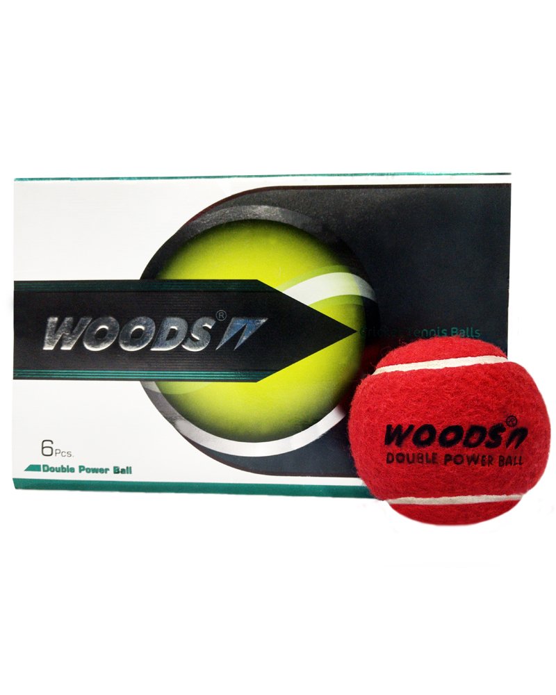 Woods Heavy Red Cricket Ball for Matches & Practice