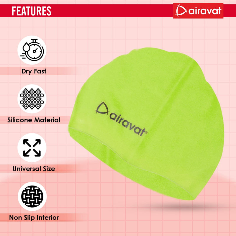 Airavat Silicone Swimming Cap-2