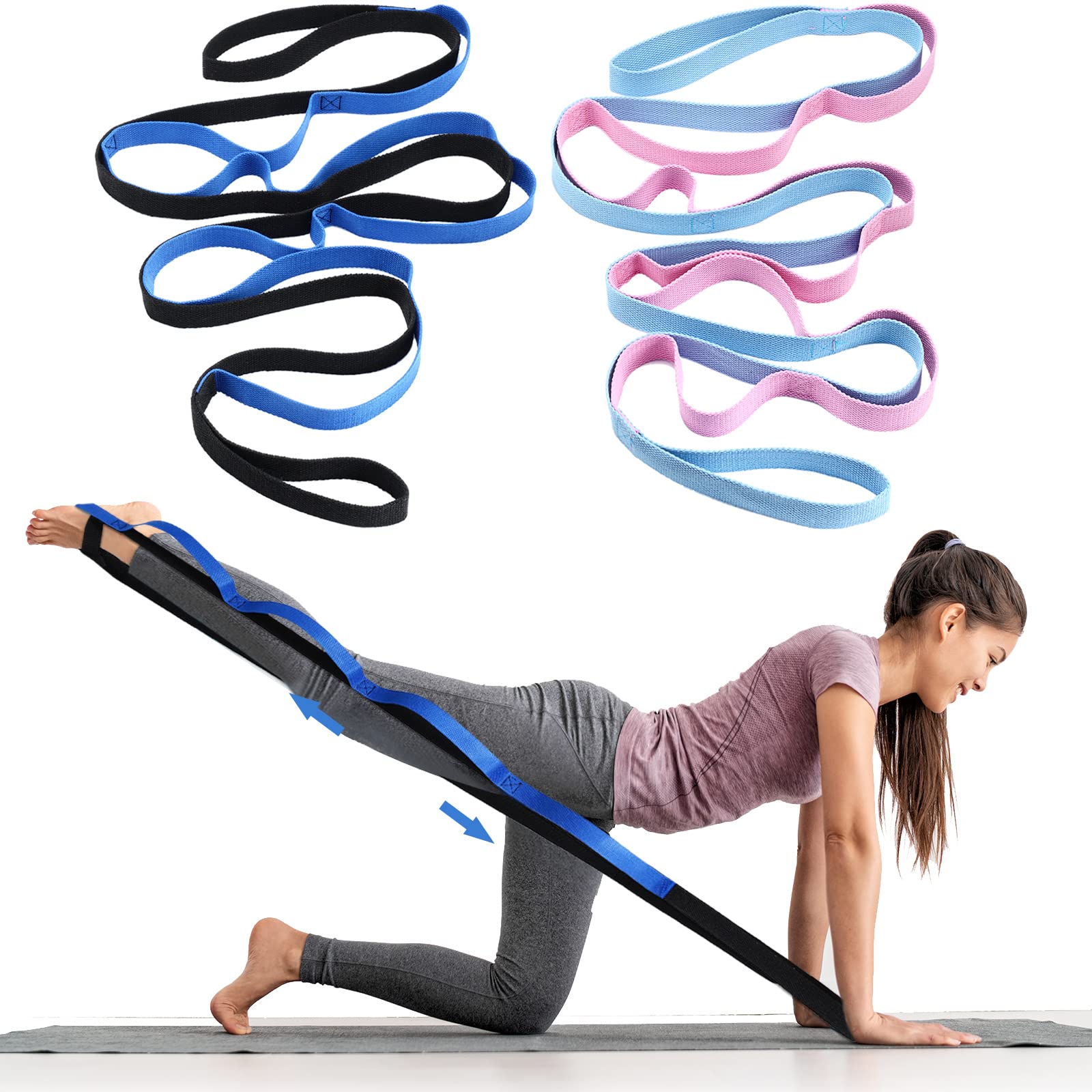 Teji 10 Loops Yoga Belt – Durable & Flexible Support