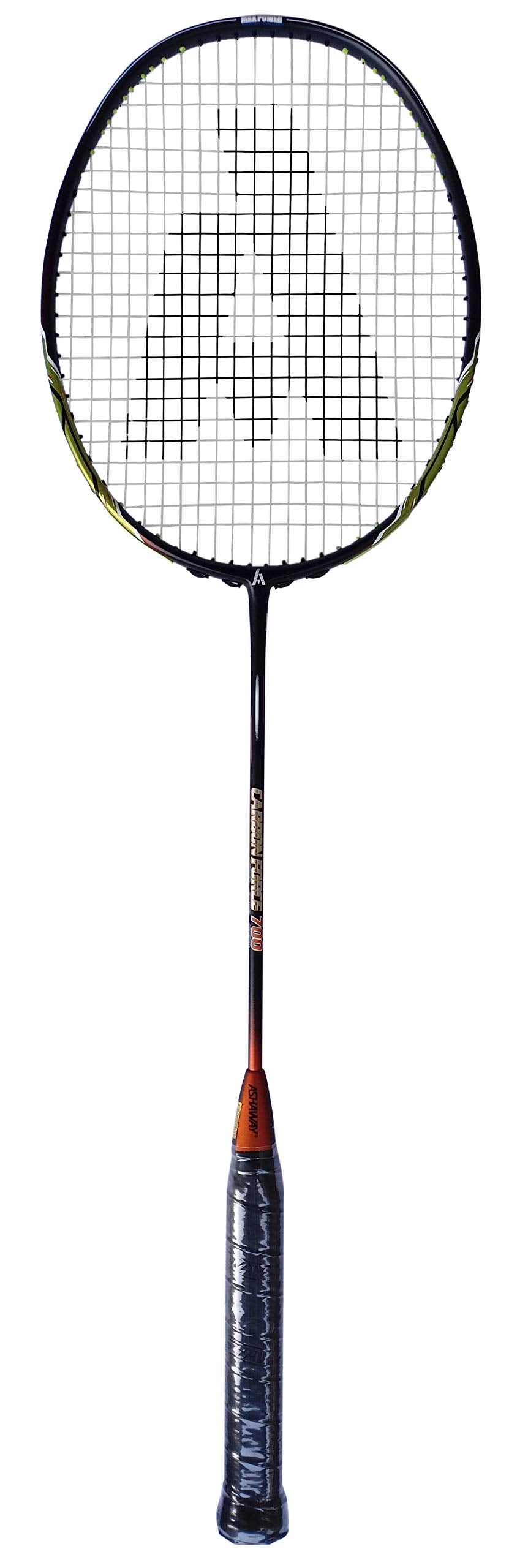 Ashaway Carbon Force 700 badminton racket front view