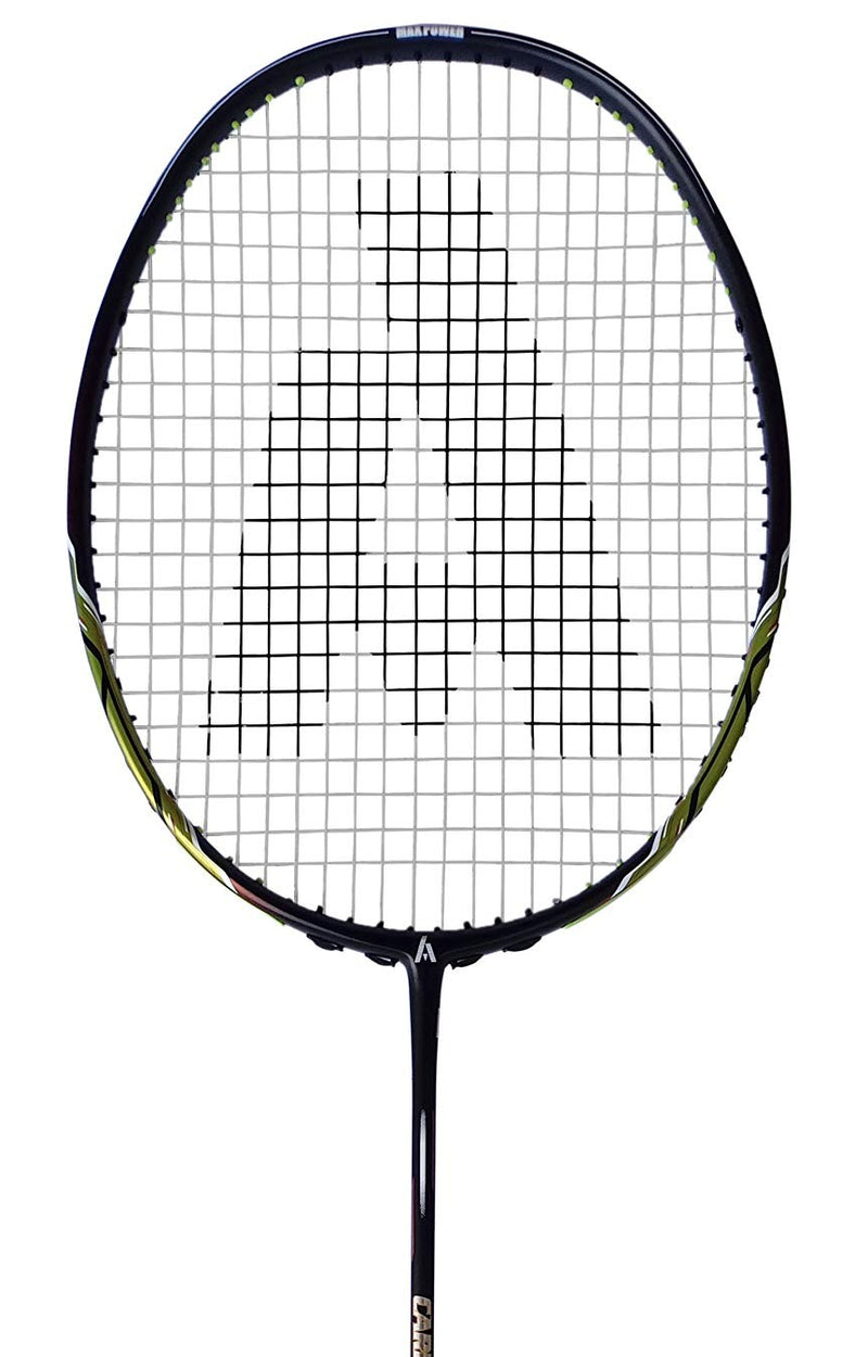 Ashaway Carbon Force 700 badminton racket frame and grip close-up