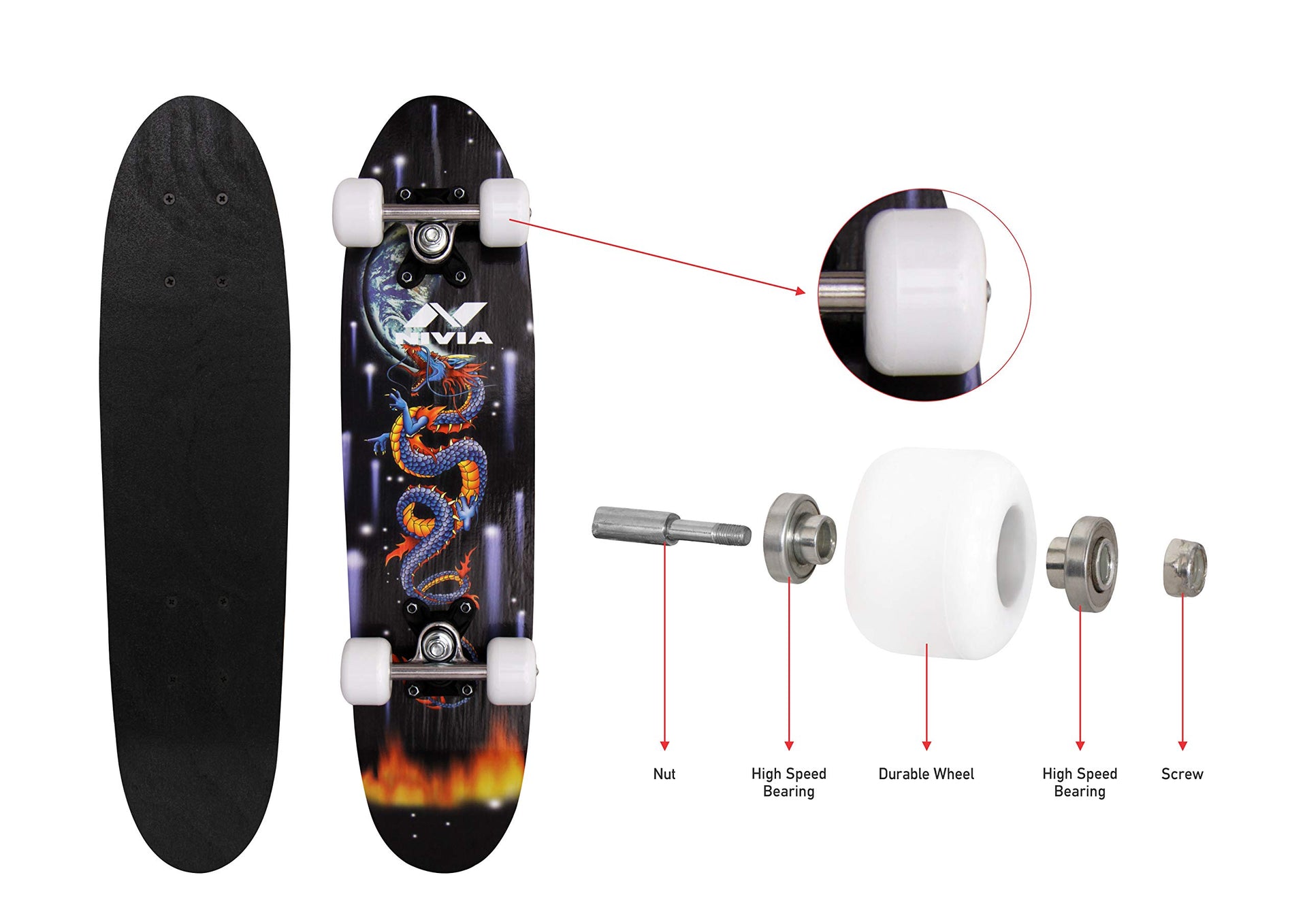 Nivia Skate Board 801 J – Durable & Smooth Ride
