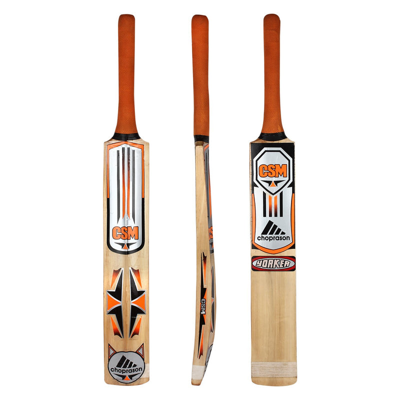 Budget-friendly hard wood bat for junior cricket training sessions