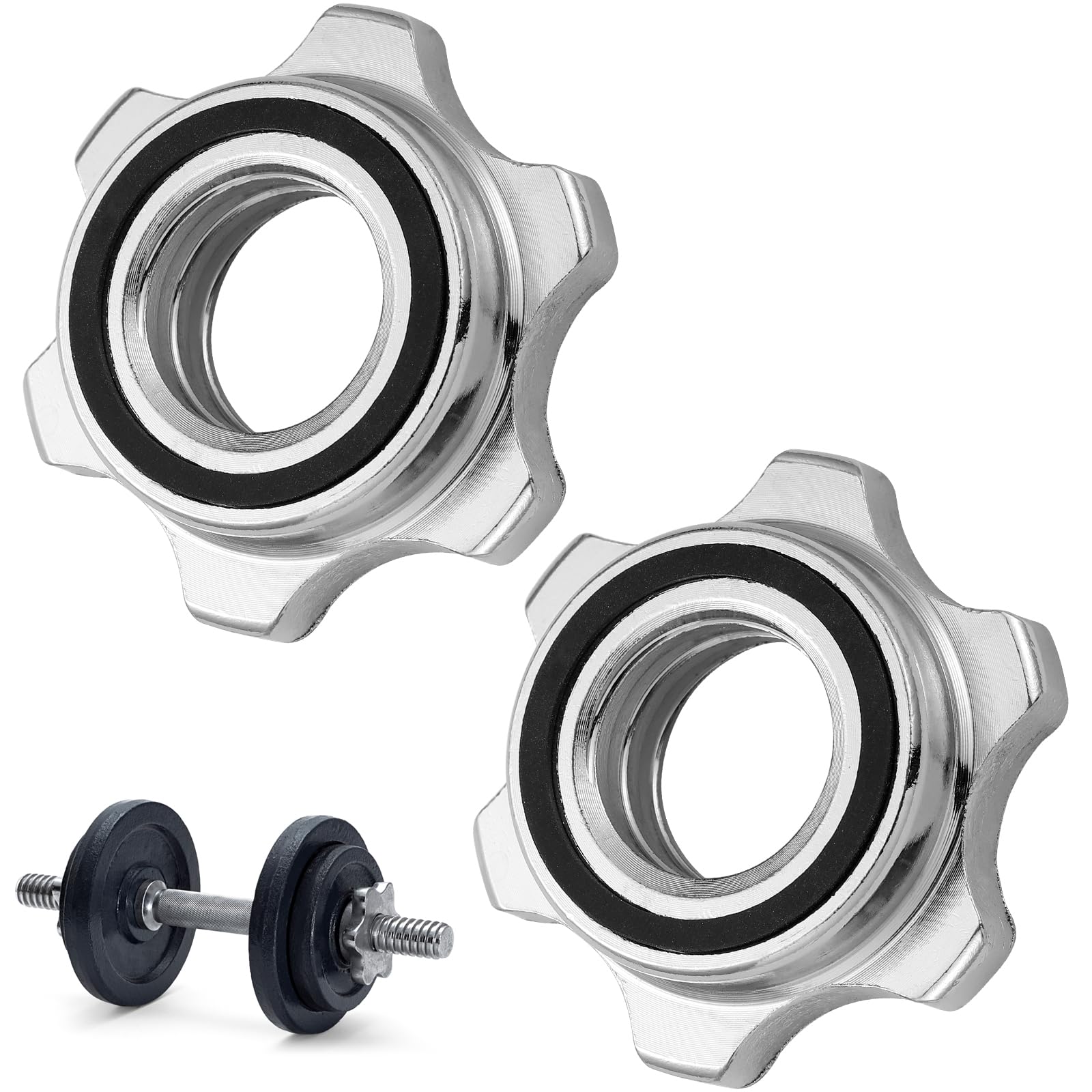 Vixen Dezire Chrome Spare Collar 22mm for Dumbbells & Barbells