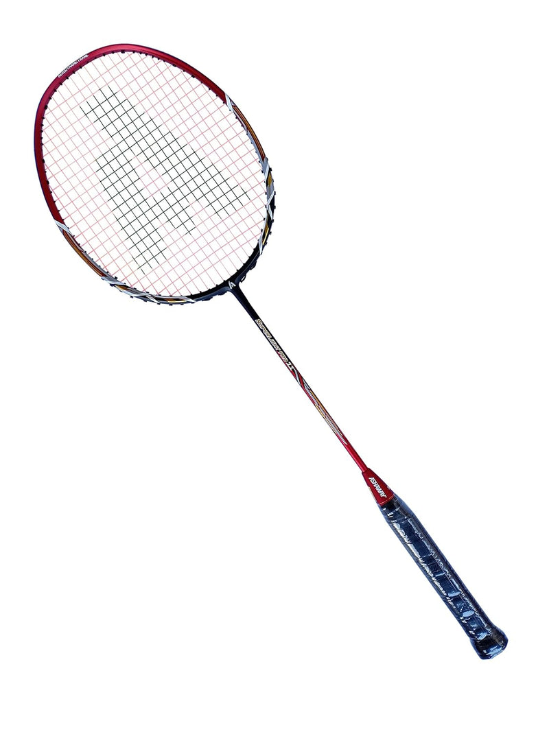 Ashaway Super Light Pro 11 badminton racket side angle showing lightweight frame for smooth control and agile movement